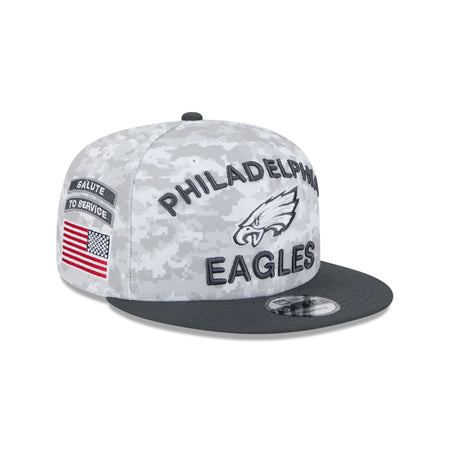 Philadelphia Eagles 2024 Salute to Service 9FIFTY Snapback Hat