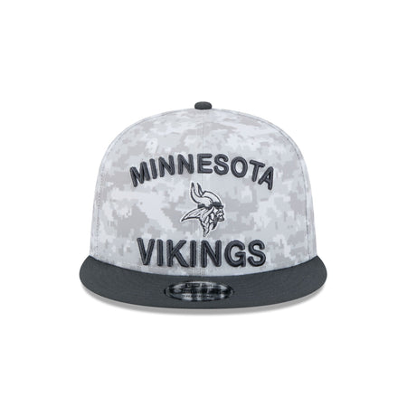 Minnesota Vikings 2024 Salute to Service 9FIFTY Snapback Hat