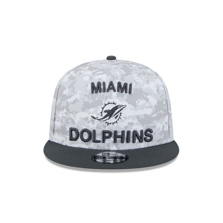 Miami Dolphins 2024 Salute to Service 9FIFTY Snapback Hat