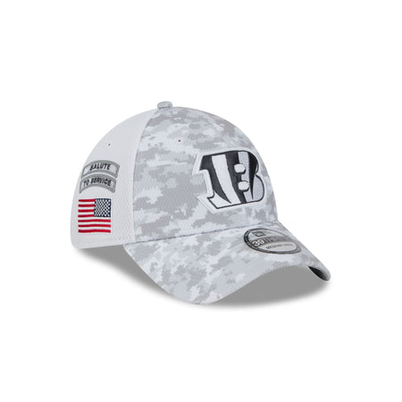 Cincinnati Bengals 2024 Salute to Service 39THIRTY Stretch Fit Hat