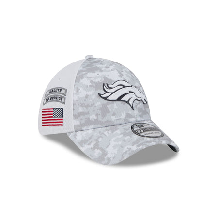 Denver Broncos 2024 Salute to Service 39THIRTY Stretch Fit Hat