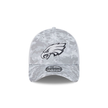 Philadelphia Eagles 2024 Salute to Service 39THIRTY Stretch Fit Hat