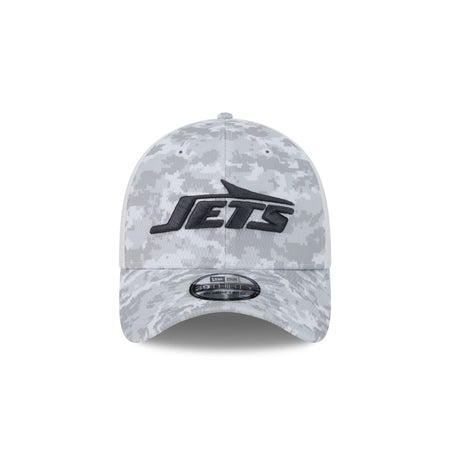 New York Jets 2024 Salute to Service 39THIRTY Stretch Fit Hat