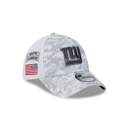 New York Giants 2024 Salute to Service 39THIRTY Stretch Fit Hat