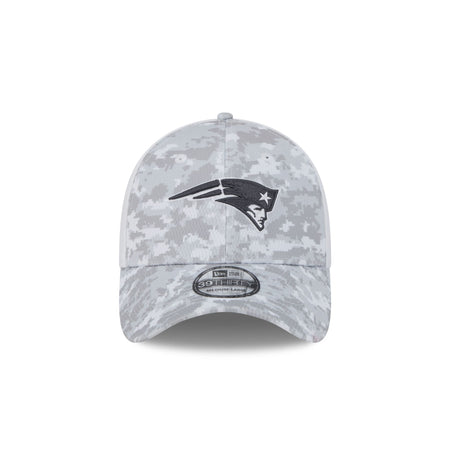 New England Patriots 2024 Salute to Service 39THIRTY Stretch Fit Hat