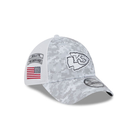 Kansas City Chiefs 2024 Salute to Service 39THIRTY Stretch Fit Hat