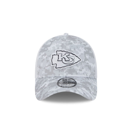 Kansas City Chiefs 2024 Salute to Service 39THIRTY Stretch Fit Hat