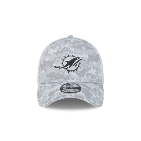 Miami Dolphins 2024 Salute to Service 39THIRTY Stretch Fit Hat