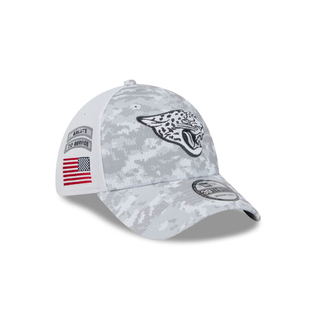 Jacksonville Jaguars 2024 Salute to Service 39THIRTY Stretch Fit Hat