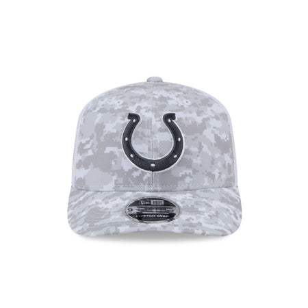 Indianapolis Colts 2024 Salute to Service 9SEVENTY Trucker Hat