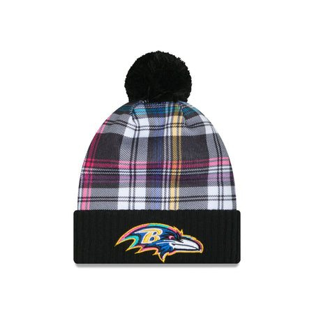 Baltimore Ravens 2024 Crucial Catch Sport Pom Knit Hat