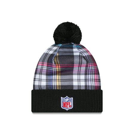 Las Vegas Raiders 2024 Crucial Catch Sport Pom Knit Hat