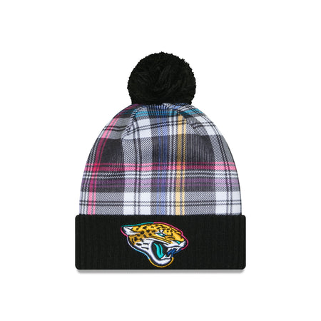 Jacksonville Jaguars 2024 Crucial Catch Sport Pom Knit Hat