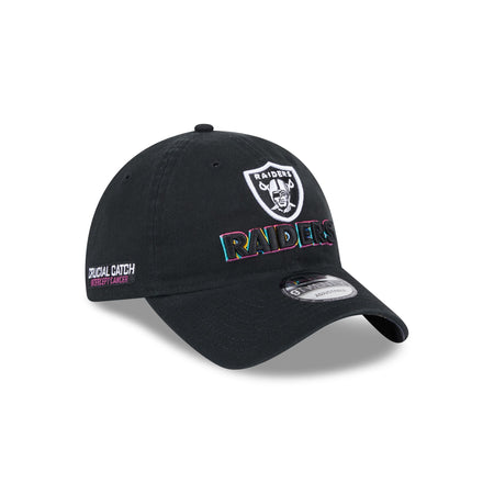 Las Vegas Raiders 2024 Crucial Catch 9TWENTY Adjustable Hat