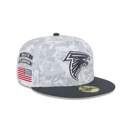 Atlanta Falcons 2024 Salute to Service 59FIFTY Fitted Hat