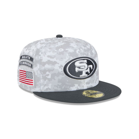 San Francisco 49ers 2024 Salute to Service 59FIFTY Fitted Hat