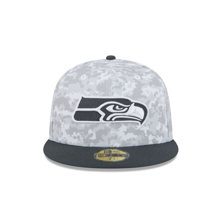 Seattle Seahawks 2024 Salute to Service 59FIFTY Fitted Hat