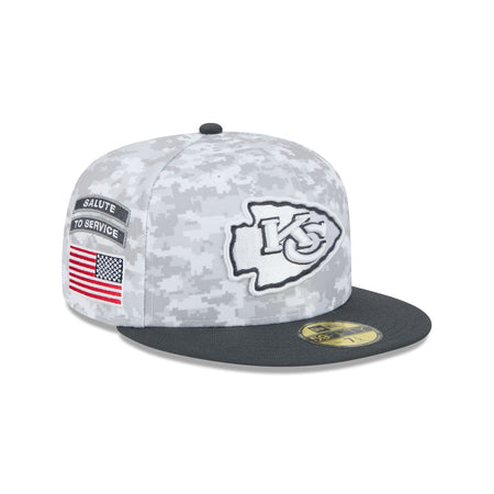 Kansas City Chiefs 2024 Salute to Service 59FIFTY Fitted Hat