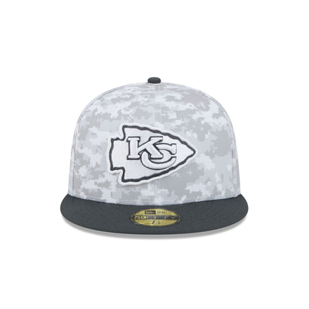 Kansas City Chiefs 2024 Salute to Service 59FIFTY Fitted Hat