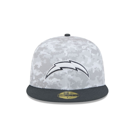 Los Angeles Chargers 2024 Salute to Service 59FIFTY Fitted Hat