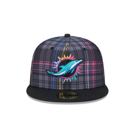 Miami Dolphins 2024 Crucial Catch 59FIFTY Fitted Hat