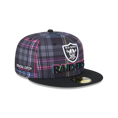 Las Vegas Raiders 2024 Crucial Catch 59FIFTY Fitted Hat