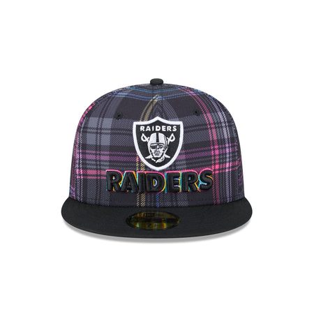 Las Vegas Raiders 2024 Crucial Catch 59FIFTY Fitted Hat