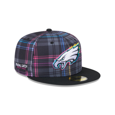 Philadelphia Eagles 2024 Crucial Catch 59FIFTY Fitted Hat