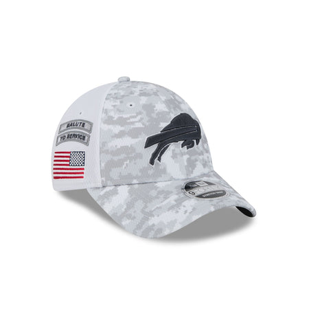 Buffalo Bills 2024 Salute to Service 9FORTY Stretch-Snap Hat