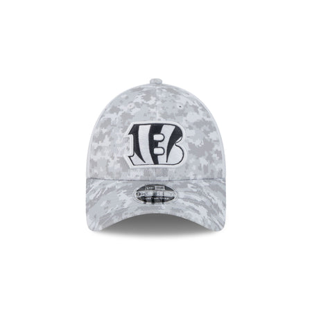 Cincinnati Bengals 2024 Salute to Service 9FORTY Stretch-Snap Hat