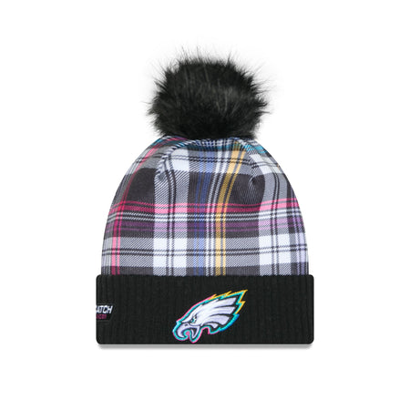 Philadelphia Eagles 2024 Crucial Catch Women's Pom Knit Hat