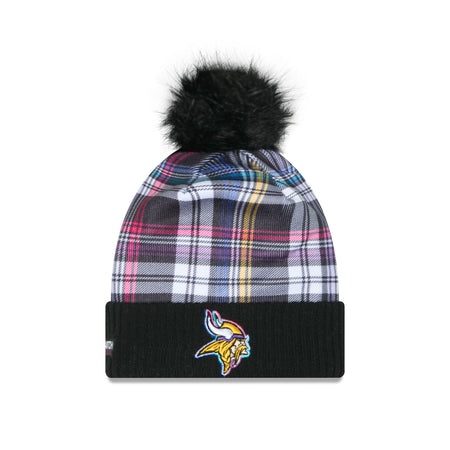 Minnesota Vikings 2024 Crucial Catch Women's Pom Knit Hat