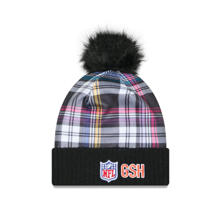 Chicago Bears 2024 Crucial Catch Women's Pom Knit Hat