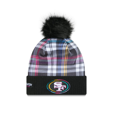 San Francisco 49ers 2024 Crucial Catch Women's Pom Knit Hat