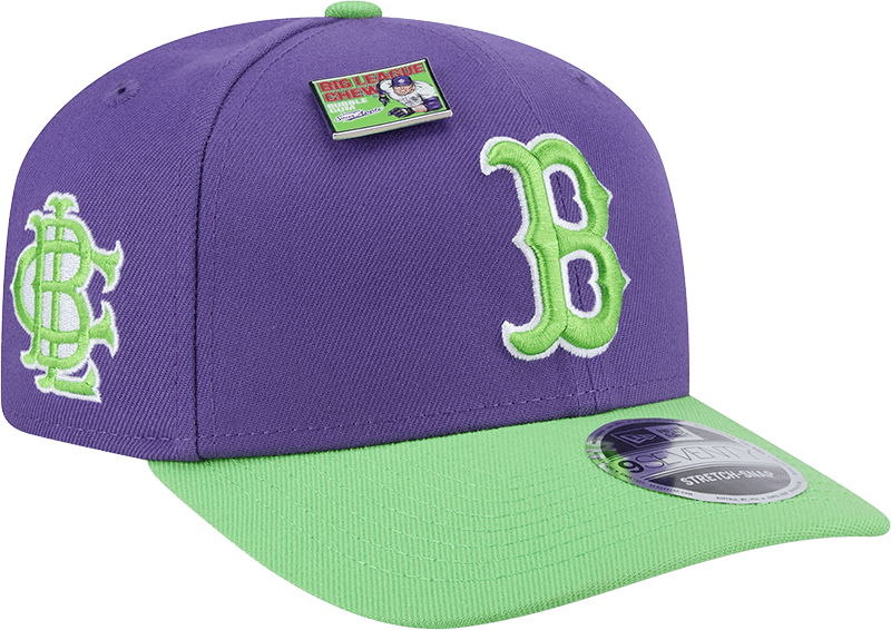 Big League Chew X Boston Red Sox Swingin' Sour Apple 9SEVENTY Stretch-Snap Hat