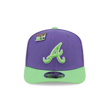 Big League Chew X Atlanta Braves Swingin' Sour Apple 9SEVENTY Stretch-Snap Hat