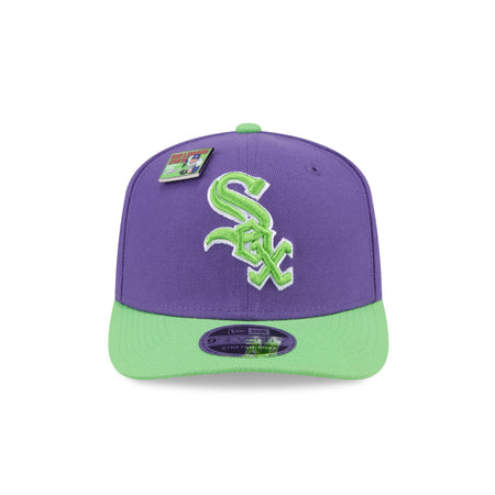 Big League Chew X Chicago White Sox Swingin' Sour Apple 9SEVENTY Stretch-Snap Hat