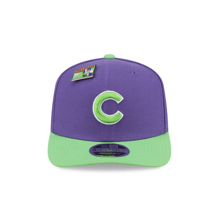 Big League Chew X Chicago Cubs Swingin' Sour Apple 9SEVENTY Stretch-Snap Hat