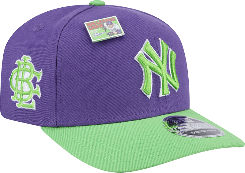 Big League Chew X New York Yankees Swingin' Sour Apple 9SEVENTY Stretch-Snap Hat