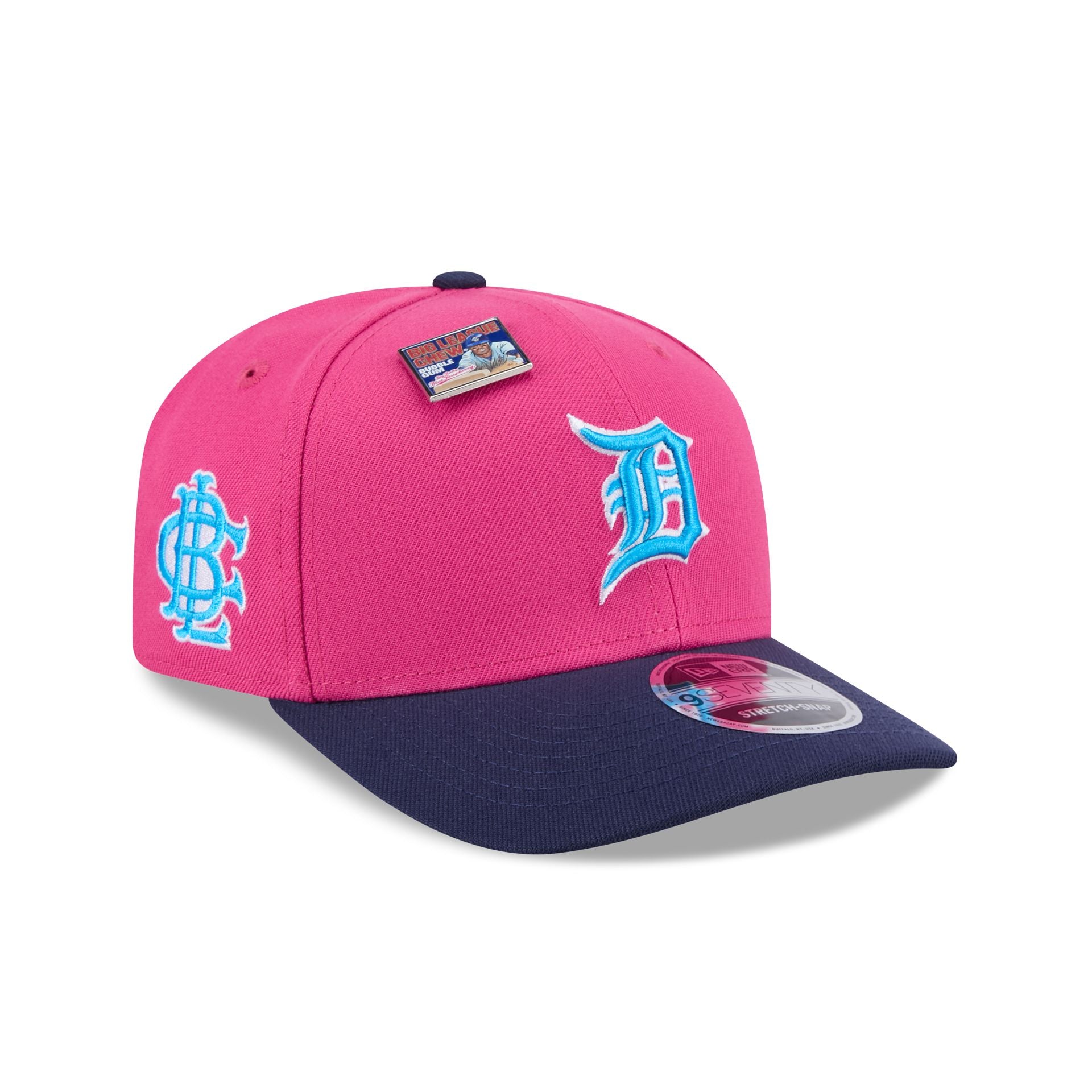 New Era 59Fifty Detroit Tigers Fitted Hat Size 7 5/8 Pink UV 2000 Side Patch hotsell