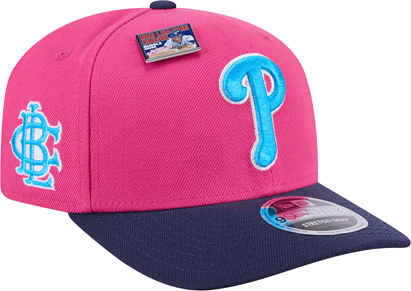 Big League Chew X Philadelphia Phillies Big Rally Blue Raspberry 9SEVENTY Stretch-Snap Hat