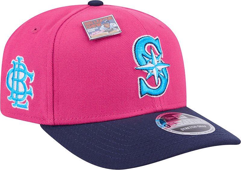 Big League Chew X Seattle Mariners Big Rally Blue Raspberry 9SEVENTY Stretch-Snap Hat