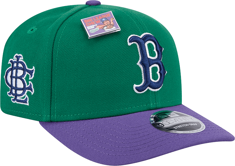 Big League Chew X Boston Red Sox Ground Ball Grape 9SEVENTY Stretch-Snap Hat