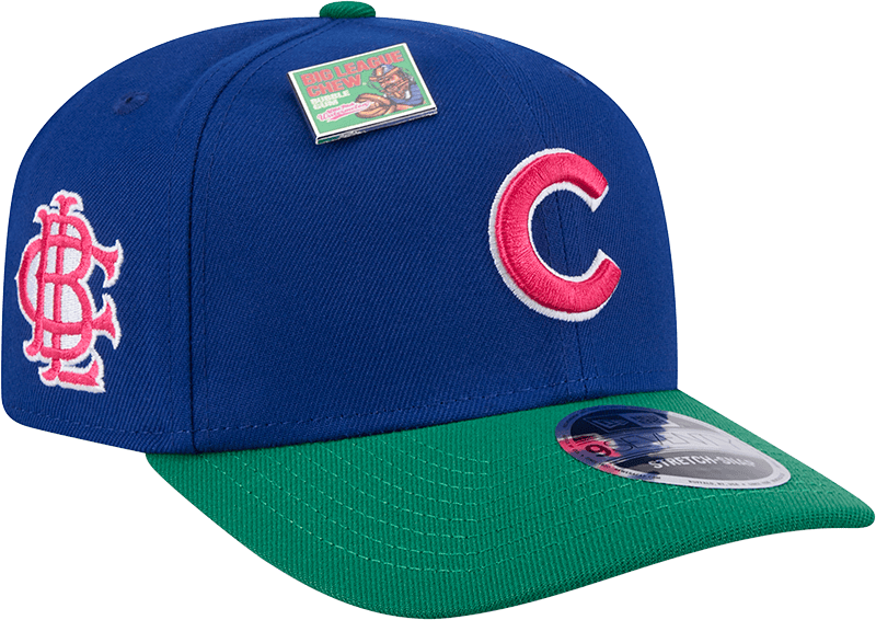 Big League Chew X Chicago Cubs Wild Pitch Watermelon 9SEVENTY Stretch-Snap Hat