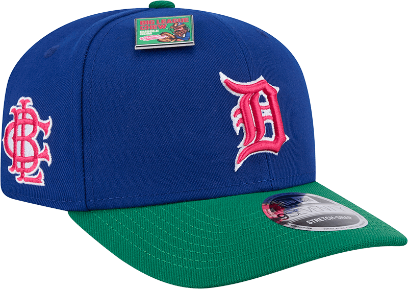 Big League Chew X Detroit Tigers Wild Pitch Watermelon 9SEVENTY Stretch-Snap Hat