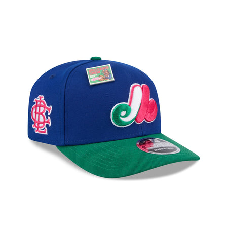 Big League Chew X Montreal Expos Wild Pitch Watermelon 9SEVENTY Stretch-Snap Hat