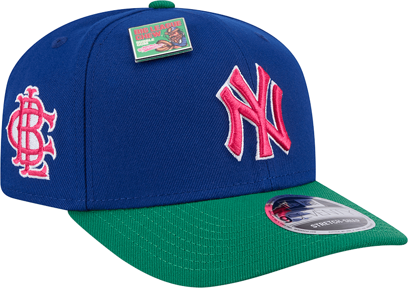 Big League Chew X New York Yankees Wild Pitch Watermelon 9SEVENTY Stretch-Snap Hat