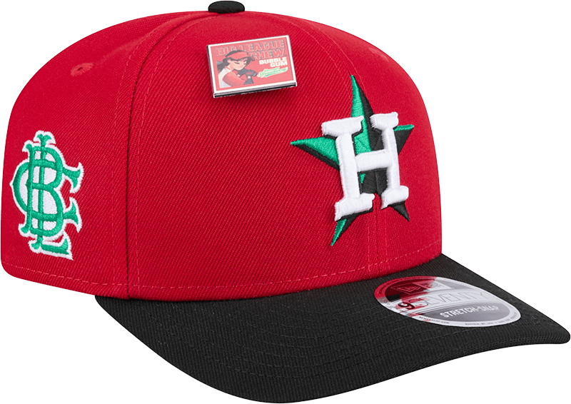 Big League Chew X Houston Astros Slammin' Strawberry 9SEVENTY Stretch-Snap Hat