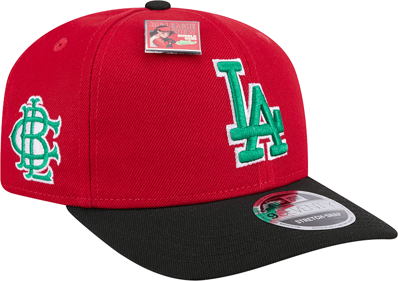 Big League Chew X Los Angeles Dodgers Slammin' Strawberry 9SEVENTY Stretch-Snap Hat