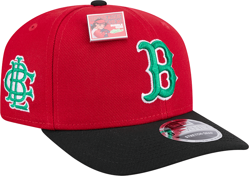 Big League Chew X Boston Red Sox Slammin' Strawberry 9SEVENTY Stretch-Snap Hat